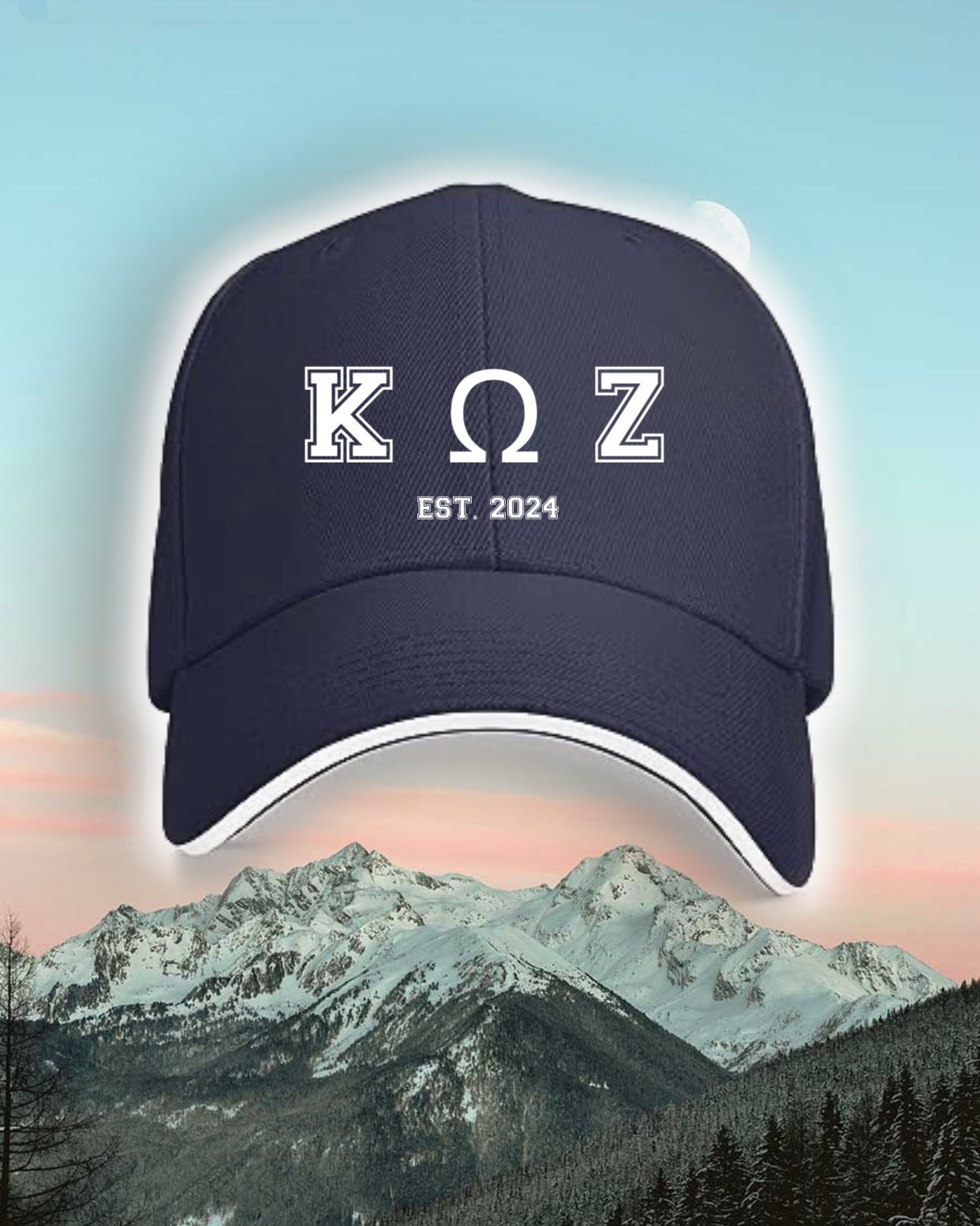 ‘K Ω Z’ BASEBALL CAP